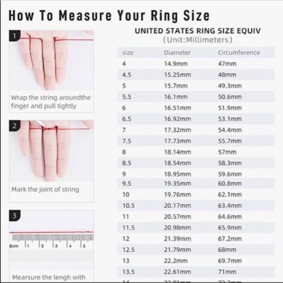 Engagement Wedding Ring Love Only You Stainless Steel Blue Silver Unisex - Picture 4 of 6